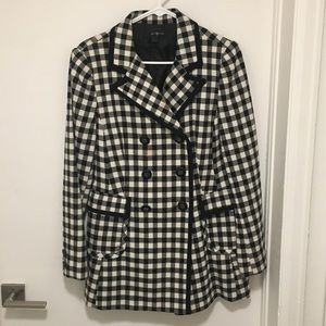 Gingham patterned jacket